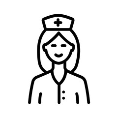 Black line icon for Second service