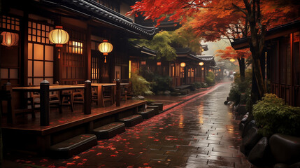 Obraz premium 秋の京都 | Kyoto in autumn Generative AI