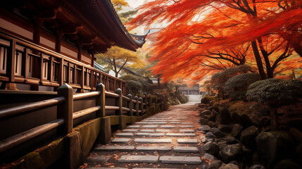秋の京都 | Kyoto in autumn Generative AI