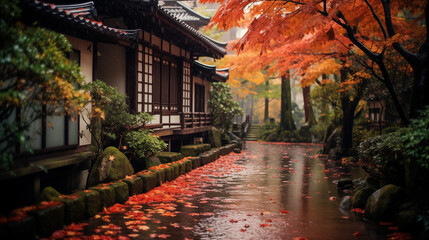 秋の京都 | Kyoto in autumn Generative AI