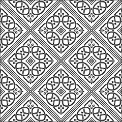  Figures from lines.Abstract background. Black  pattern for web page, textures, card, poster, fabric, textile. Repeat pattern. 