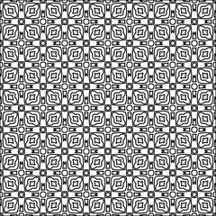  Figures from lines.Abstract background. Black  pattern for web page, textures, card, poster, fabric, textile. Repeat pattern. 