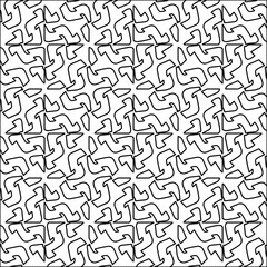  Figures from lines.Abstract background. Black  pattern for web page, textures, card, poster, fabric, textile. Repeat pattern. 