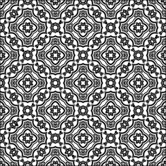  Figures from lines.Abstract background. Black  pattern for web page, textures, card, poster, fabric, textile. Repeat pattern. 