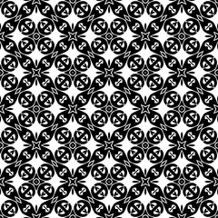 Black pattern. Seamless texture for fashion, textile design,  on wall paper, wrapping paper, fabrics and home decor. Simple repeat pattern.Abstract design.