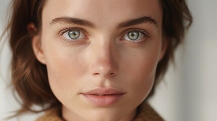 Obraz premium Captivating allure emanates from her modern grace.