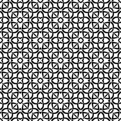 Black pattern. Seamless texture for fashion, textile design,  on wall paper, wrapping paper, fabrics and home decor. Simple repeat pattern.Abstract design.