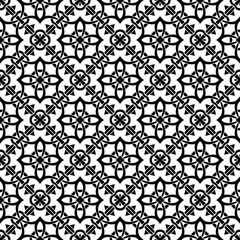 Black pattern. Seamless texture for fashion, textile design,  on wall paper, wrapping paper, fabrics and home decor. Simple repeat pattern.Abstract design.