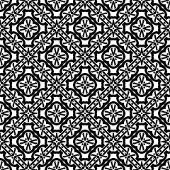 Black pattern. Seamless texture for fashion, textile design,  on wall paper, wrapping paper, fabrics and home decor. Simple repeat pattern.Abstract design.