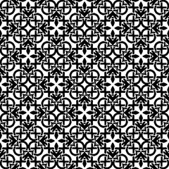 Black pattern. Seamless texture for fashion, textile design,  on wall paper, wrapping paper, fabrics and home decor. Simple repeat pattern.Abstract design.