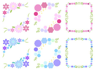 花のフレーム　B-2