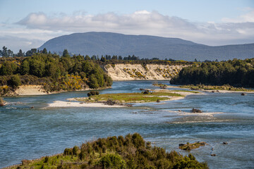 river in the mountains