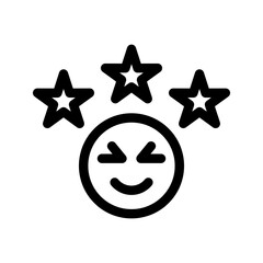 Rating Icon Vector Symbol Design Illustration