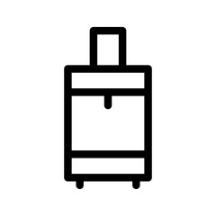 Luggage Icon Vector Symbol Design Illustration