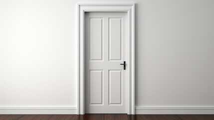 Contemporary PVC door showcased against a white background