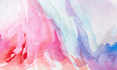 painted in watercolor on a white background