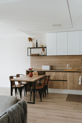 Modern minimal Scandinavian home interior design