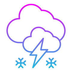 Snow Storm Icon