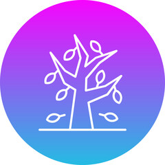 Autumn Tree Leafs Icon