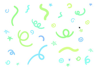 Illustration of exploding firecrackers on a white background.