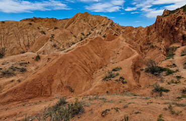 red canyon in Kyrgyzstan 