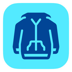 Editable hoodie jacket, sweater vector icon. Clothing, fashion, apparel. Part of a big icon set family. Perfect for web and app interfaces, presentations, infographics, etc
