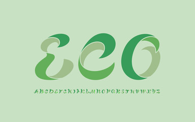 Colorful curvy handwritten script alphabet, cursive calligraphy typeface, vector hand-drawn typeface, vector illustration 10EPS