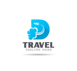 Travel agency logo design