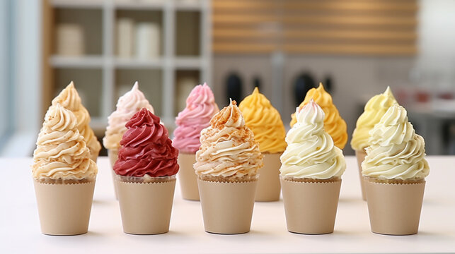 ice cream cone HD 8K wallpaper Stock Photographic Image 