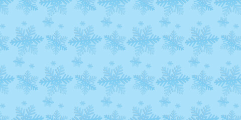 The background design with snowflakes is suitable for the winter theme.