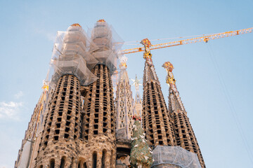 Cathedral of La Sagrada Familia. It is designed by architect Antonio Gaudi and is being build since...