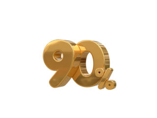 Special offer sale 90% discount sale tags 3d number concept discount promotion sale offer price sign
