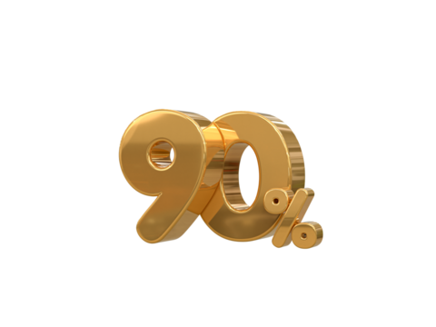 Special offer sale 90% discount sale tags 3d number concept discount promotion sale offer price sign - Powered by Adobe