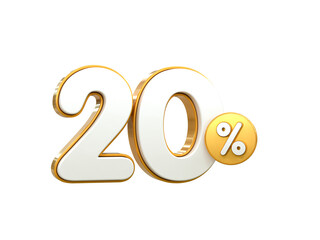 Special offer sale 20% discount sale tags 3d number concept discount promotion sale offer price sign
