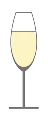 Champagne Glass Icon