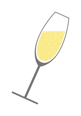 Champagne Glass Icon
