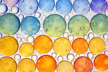 a group of colorful circles