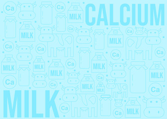 Milk pattern design