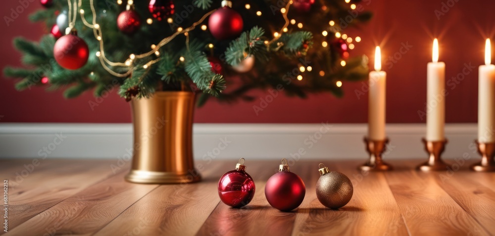 Poster a christmas tree in front of a christmas tree in front of a christmas tree in front of a christmas t