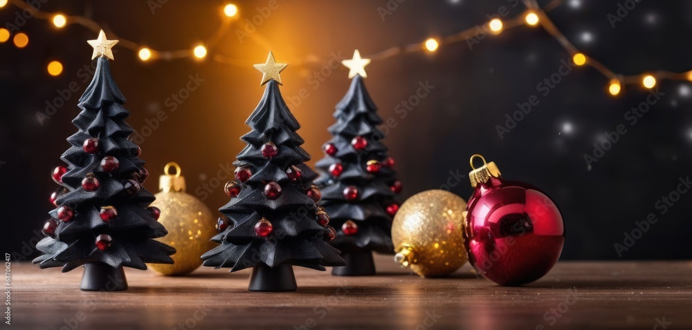 Poster a christmas tree in front of a christmas tree in front of a christmas tree in front of a christmas t