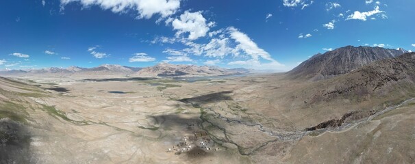 Panorama views of Little Pamir wakhan Afghanistan