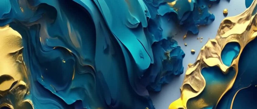 Fluid liquid background with smooth animation and fluid motion. Luxury background for transition and creative experience footage. Liquid colors as acrylic drop and fluid mixture