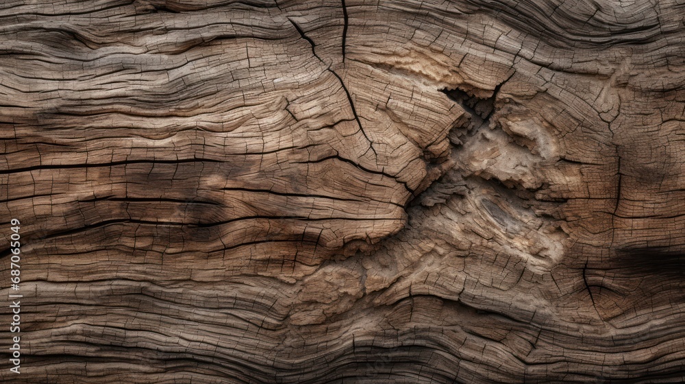 Poster a close up of a piece of wood with a tree in the middle of it and a picture of a tree in the middle 