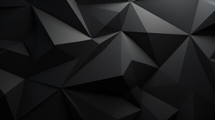 Fototapeta premium Experience the captivating contrast of a black triangular abstract background and a textured grunge surface in 3D rendering.