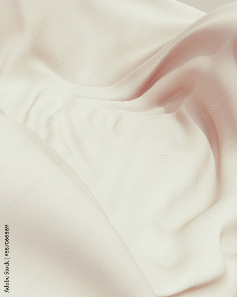 Poster neutral backgrounds abstract soft tones beige brown background curve fold crushed cube shapes indent