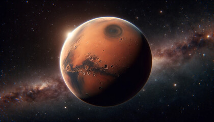 Obraz na płótnie Canvas Mars. Generative AI
