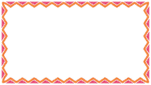 PNG Traditional indian garland floral Petals dust vector wedding and festival decoration,  Diwali decoration Toran border on transparent background