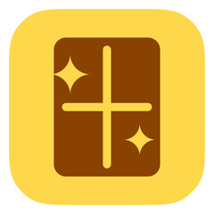 Fototapeta premium Editable clean window with sparkles vector icon. Part of a big icon set family. Perfect for web and app interfaces, presentations, infographics, etc