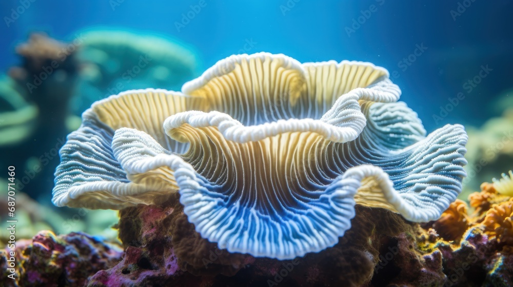 Poster a close up of a sea anemone on a sea anemone sea anemone sea anemone on a sea anemone anemone anemon