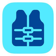 Editable lifejacket vector icon. Part of a big icon set family. Perfect for web and app interfaces, presentations, infographics, etc